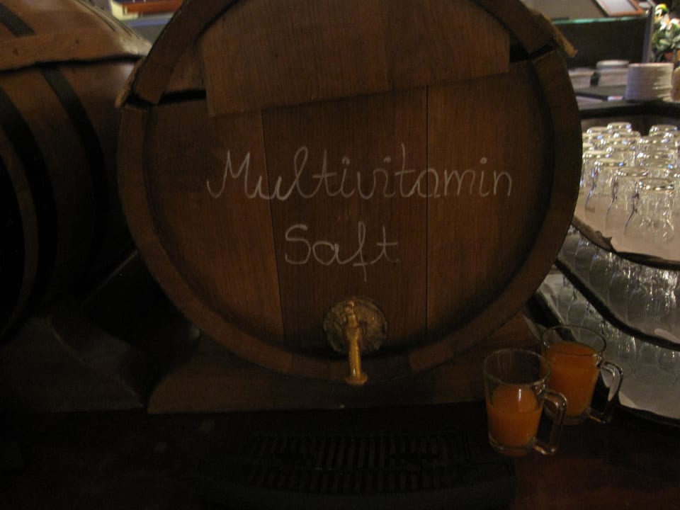 Multivitaminsaft aus dem Fass Hotel Bell Rock Europa-Park