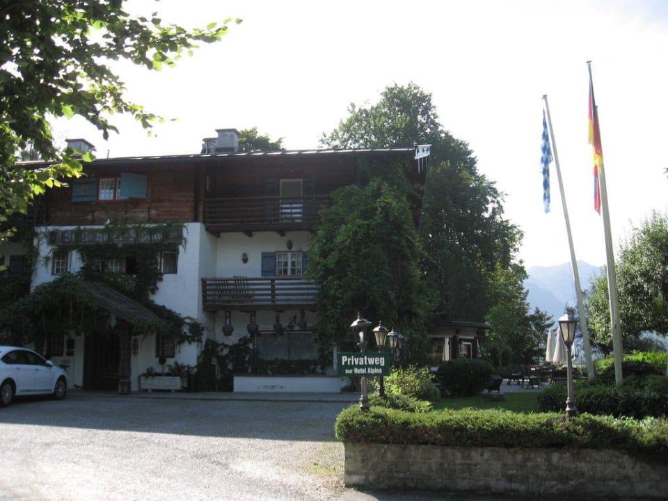 Eingangsbereich des Hotels Stoll's Hotel Alpina