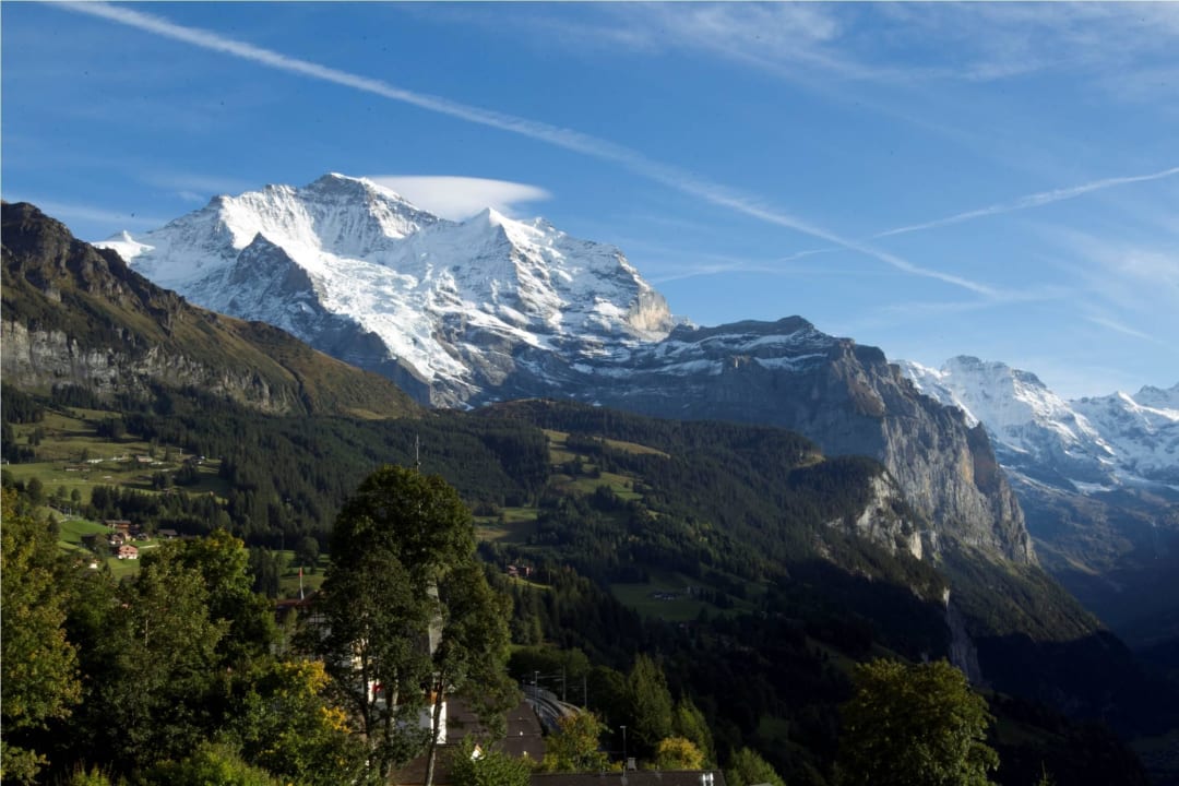 Aussicht Sommer Hotel Wengener Hof