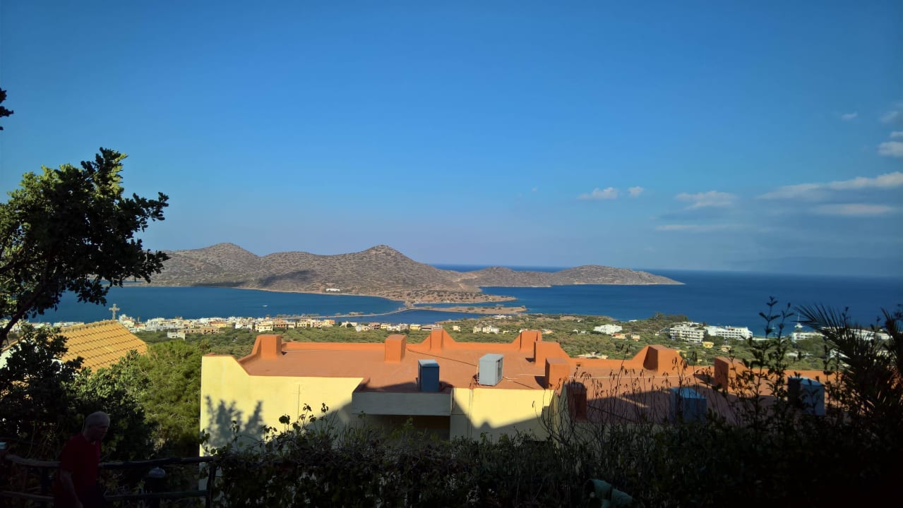 Blick vom Zimmer über d. Mirabello-Bucht Elounda Residence Resort & Waterpark