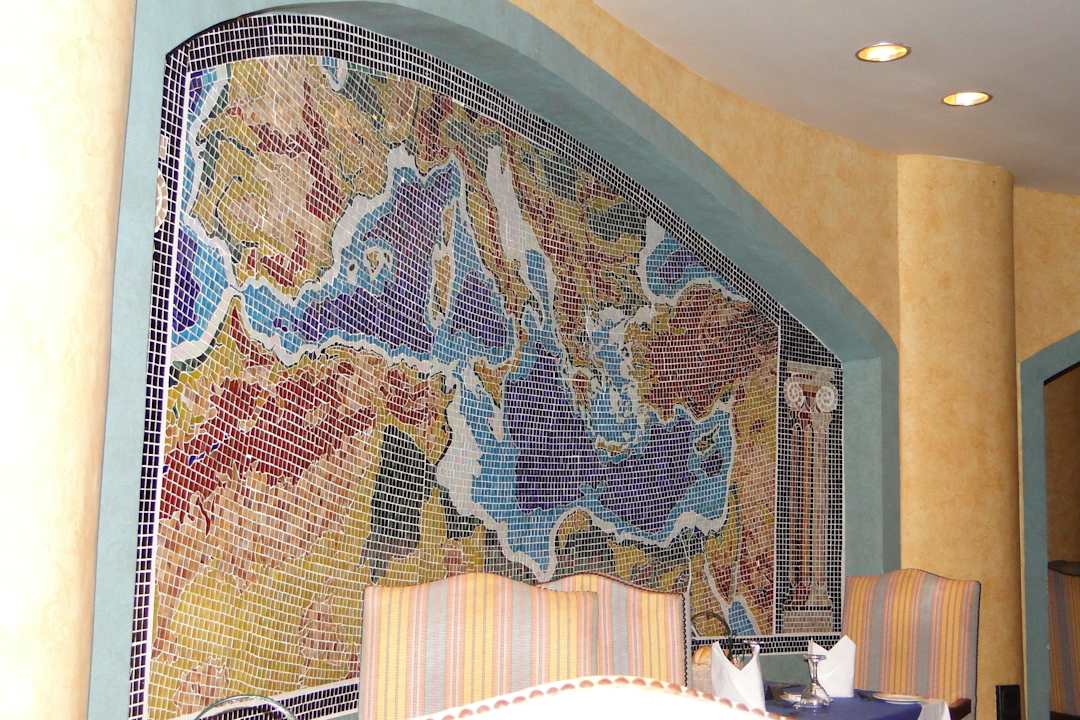 Deko- Wand im à la Carte Restaurant  SUNRISE Holidays Resort (Adults Only)