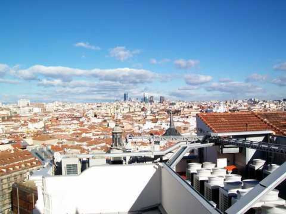 Blick über den Norden Madrids Hotel Atlantico