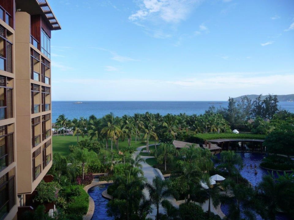 Blick vom Balkon Hotel Yalong Bay Mangrove Tree Resort Sanya