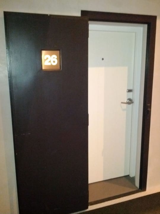 Zimmertür außen Hotel Het Arresthuis