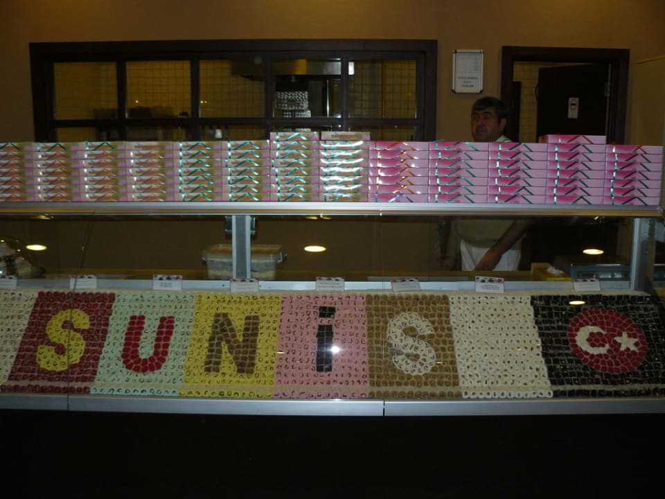 Patisserie mit türkisch Delight Sunis Kumköy Beach Resort Hotel & Spa
