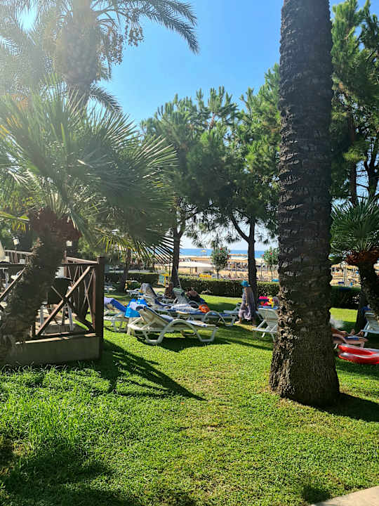 Gartenanlage Sunis Kumköy Beach Resort Hotel & Spa