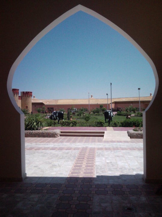 Ausblick aus dem Restaurant Pickalbatros Alf Leila Wa Leila Resort - Neverland Hurghada