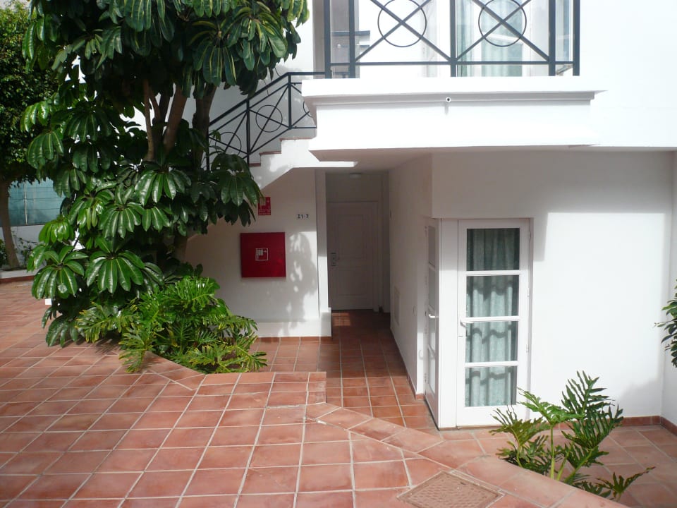 Unser Apartment von außen Hotel Parque del Sol