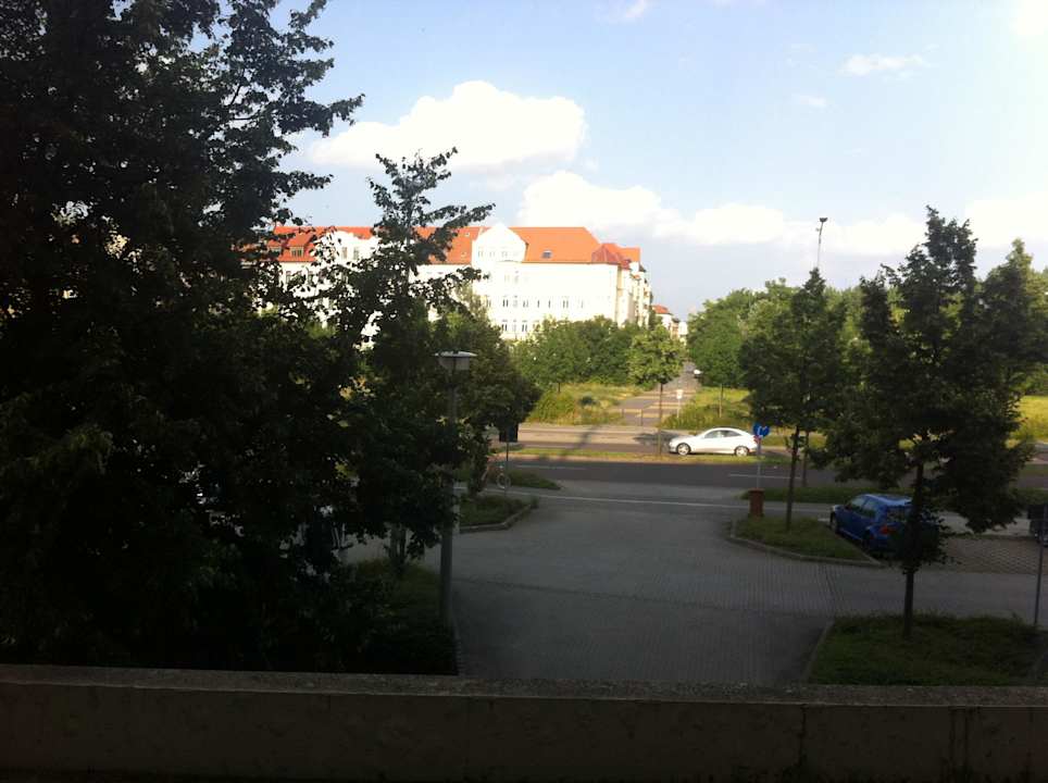 Ausblick vom Balkon Days Inn Leipzig City Centre