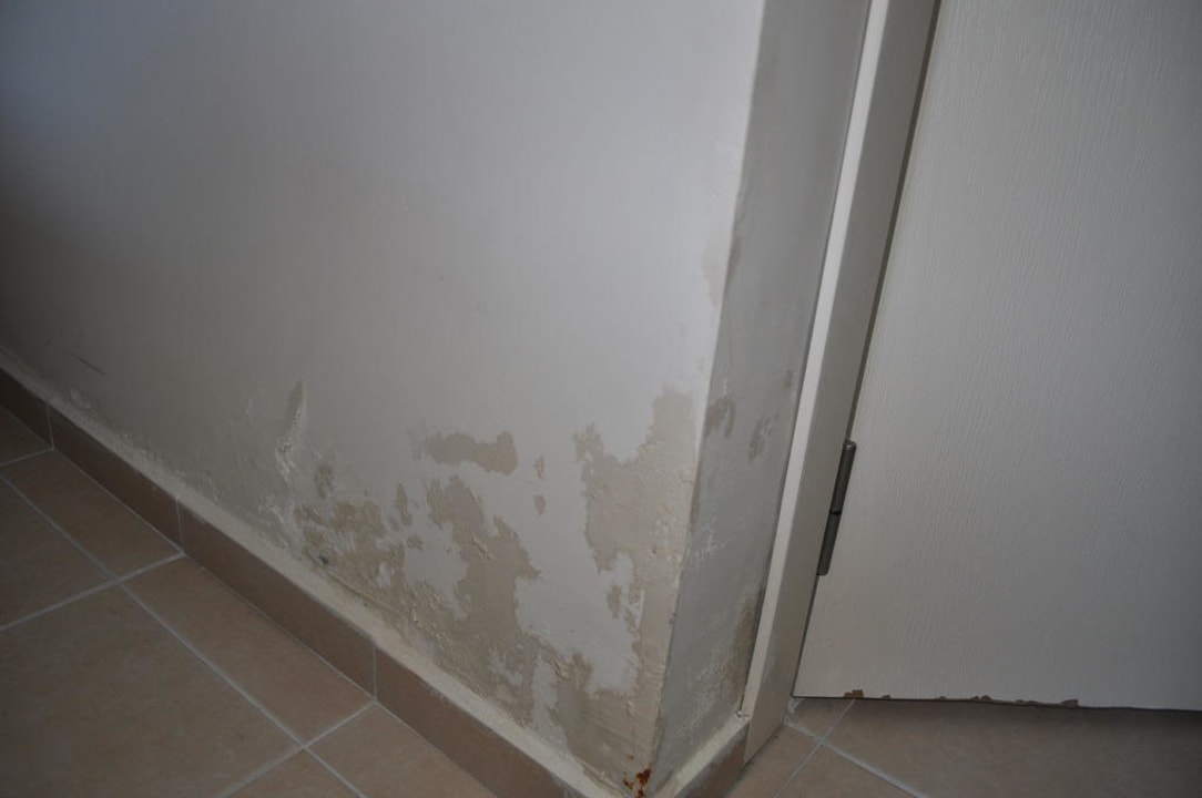 Feuchte Wand im Zimmer Club Hotel Anjeliq