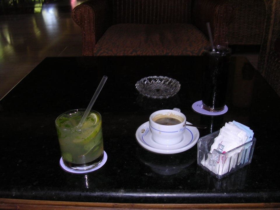 Lecker Mochito zwischendurch an der Lobbybar Grand Palladium Select Bávaro Resort & Spa