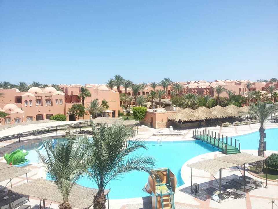 Vom 2 .Stock aus Jaz Makadi Oasis Resort