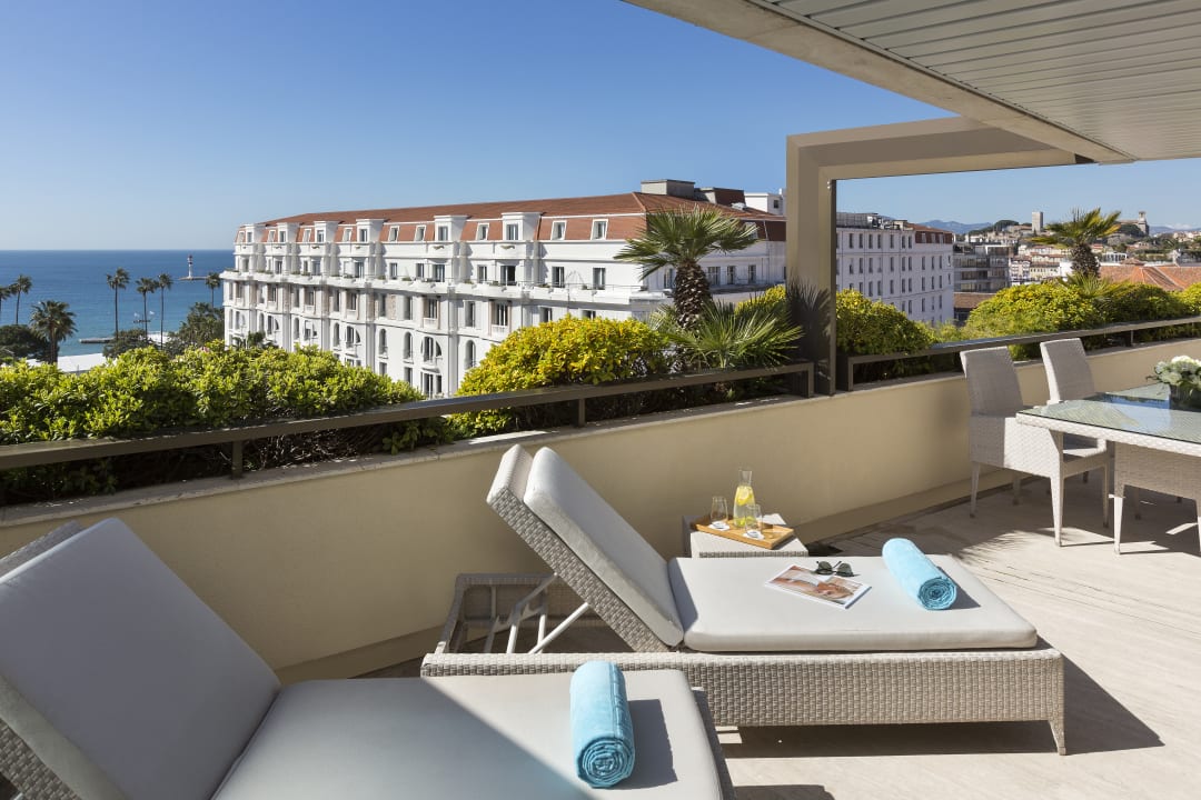 Ausblick Hotel Barrière Le Gray D'Albion Cannes