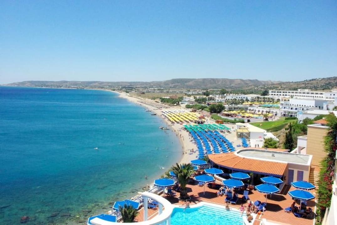 Widok z tarasu Mitsis Summer Palace