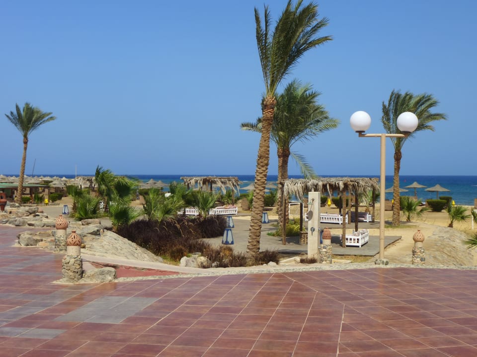 Blick zum Strand Shams Alam Beach Resort