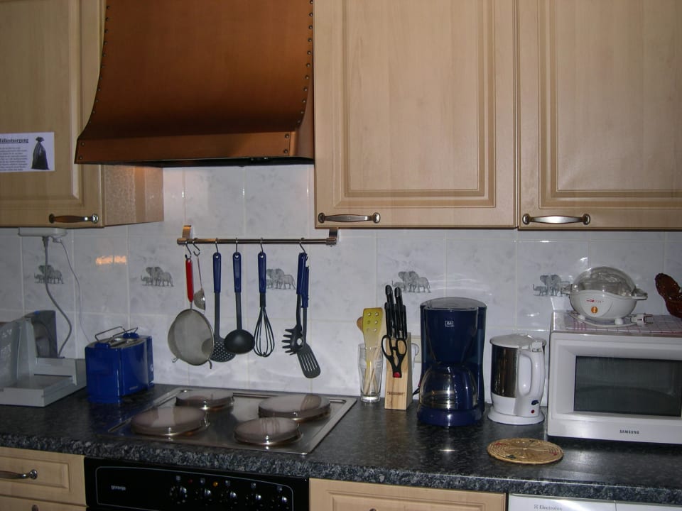 Küche der Ferienwohnung Haus Sonnhalde