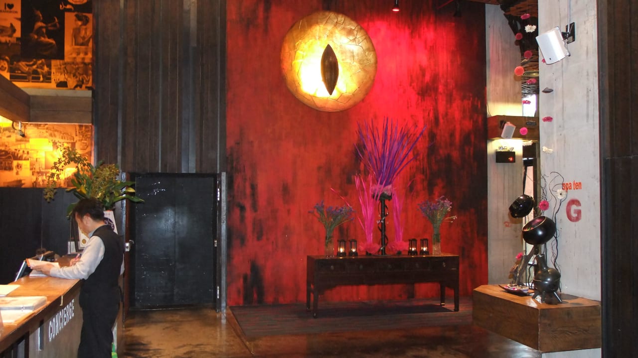 Weg zum Lift Siam@Siam Design Hotel Bangkok