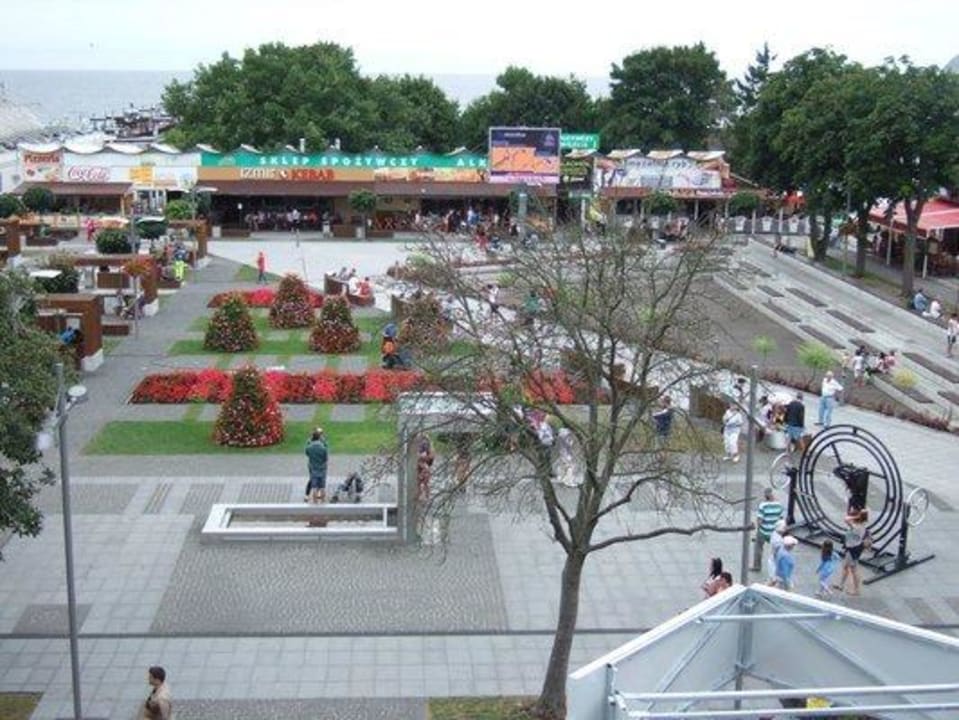 Blick aus dem Fenster Hotel Aurora Family & SPA