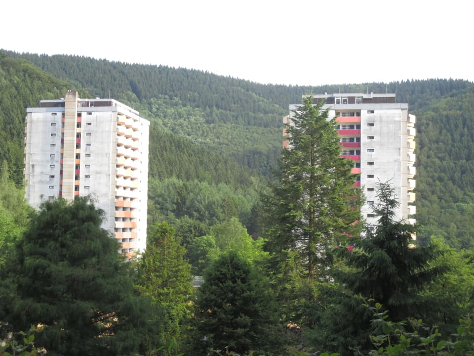 Blick auf die "Hoteltürme" Panoramic - Ihr Apartmenthotel im Harz