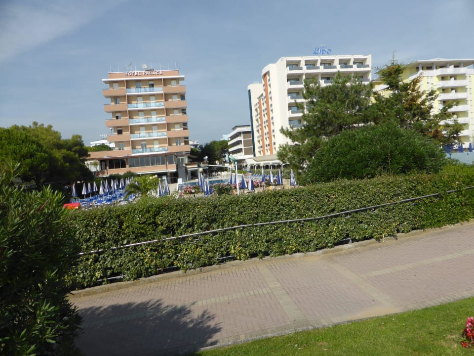 Ansicht von der Promenade  Hotel Palace