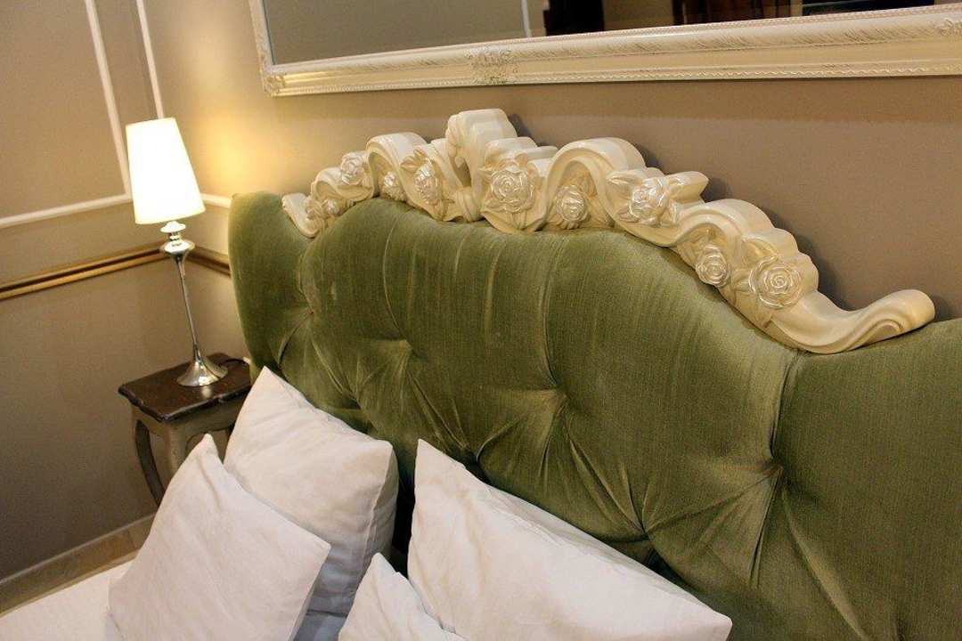 Details vom Bett im Luxury Studio Apartment Apart-Hotel Theatre