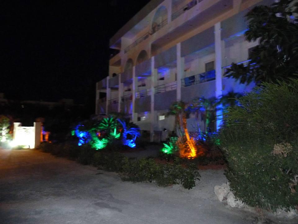 Schön beleuchtet Hotel Faliraki Bay