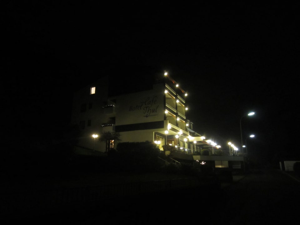 Hotelansicht zur Nacht Hotel Hegenbarth´s