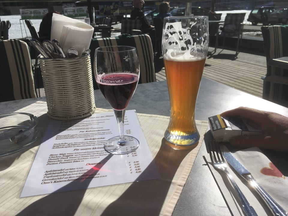 Hefeweizen und Hauswein Hotel Tauferberg