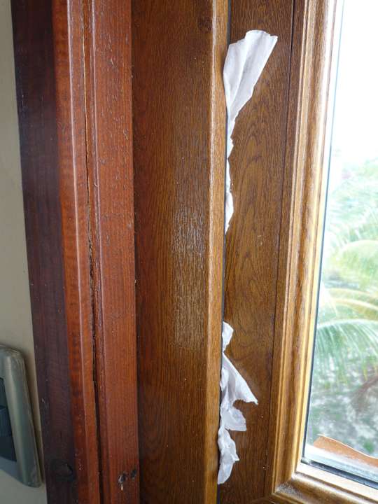 Fensterdichtung auf kubanischer Art Cayo Levisa