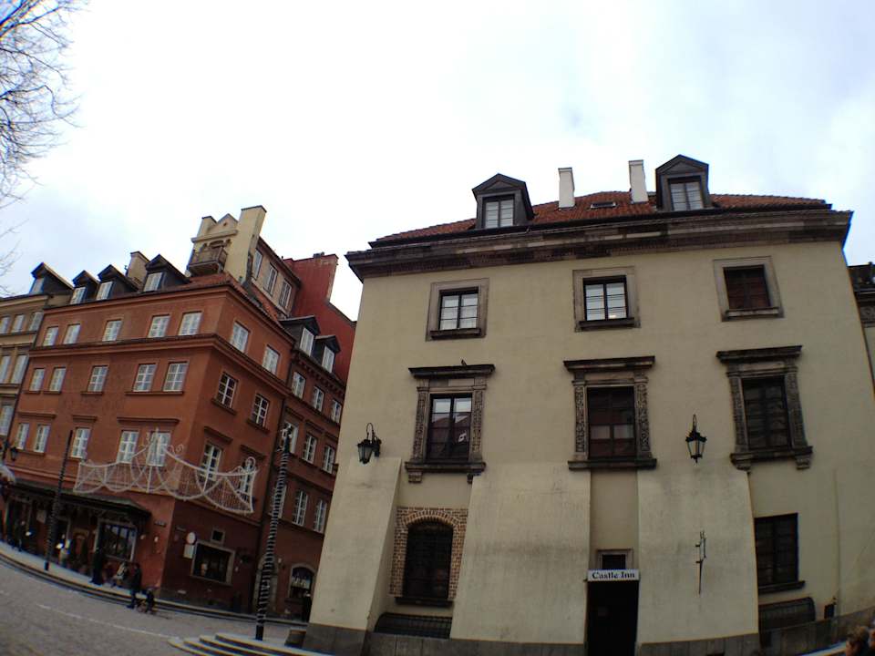 Vom Markt aus gesehen Hotel Castle Inn