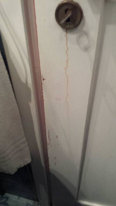 Die Tür dreckig Hotel Marina Club