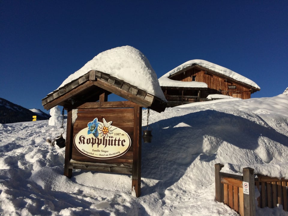 Außenansicht Alpengasthof Hotel Kopphütte