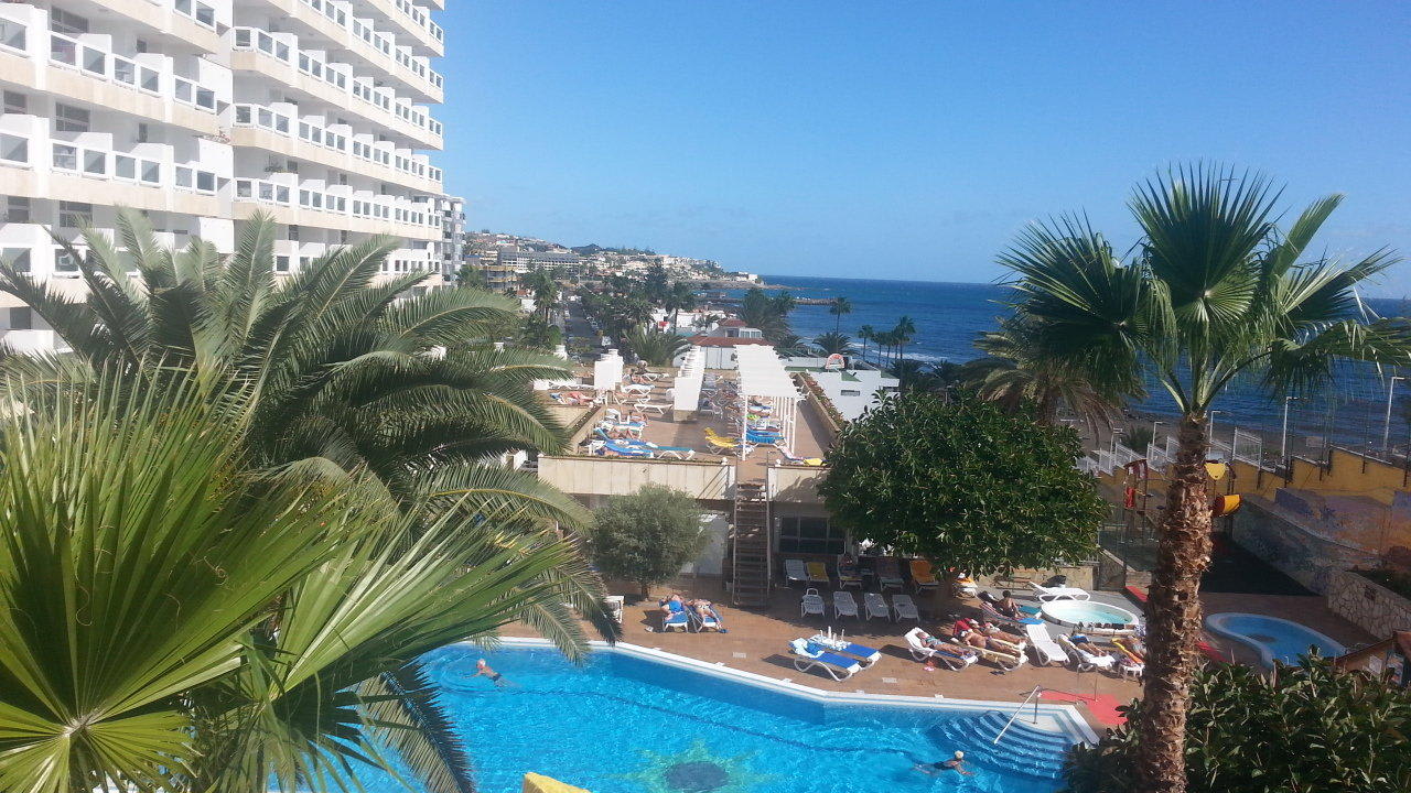 Blick Richtung San Agustin Hotel Europalace