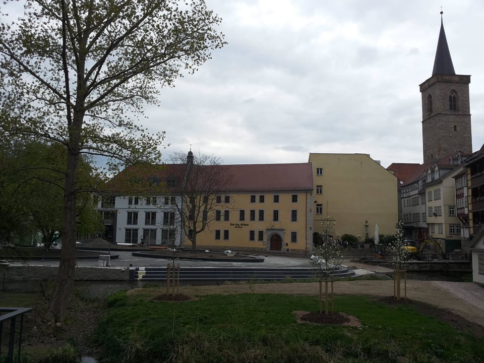 Eingangsbereich und Restaurant Hotel Krämerbrücke Erfurt