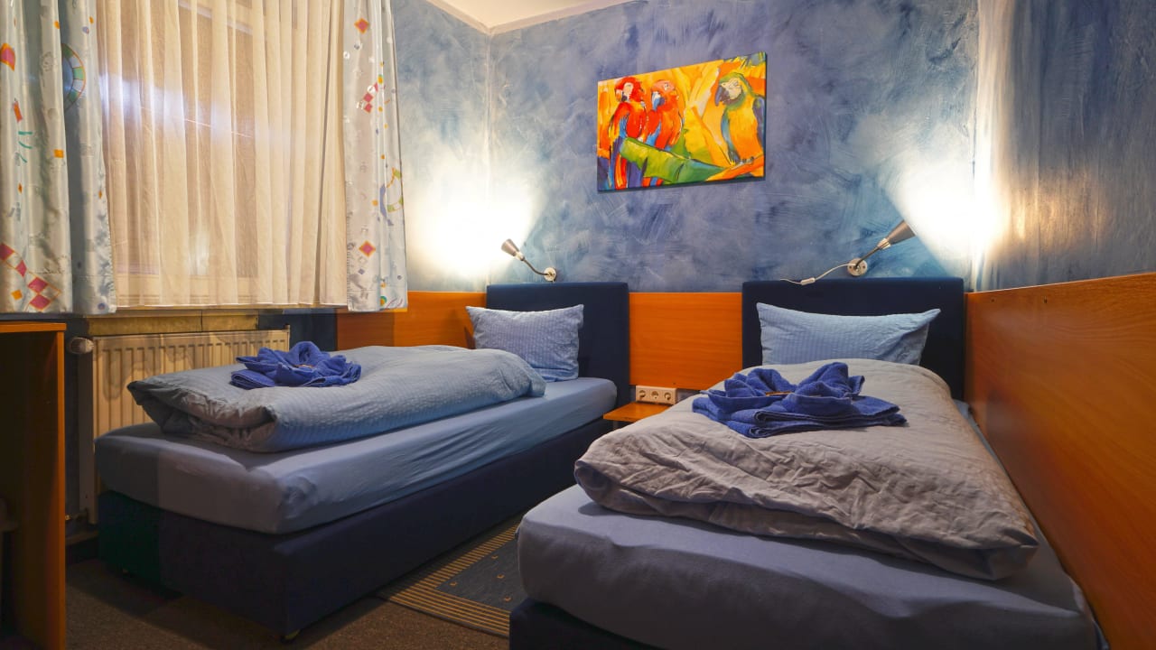 DZ mit 2 Einzelbetten (Zi 12) Pension Rangau