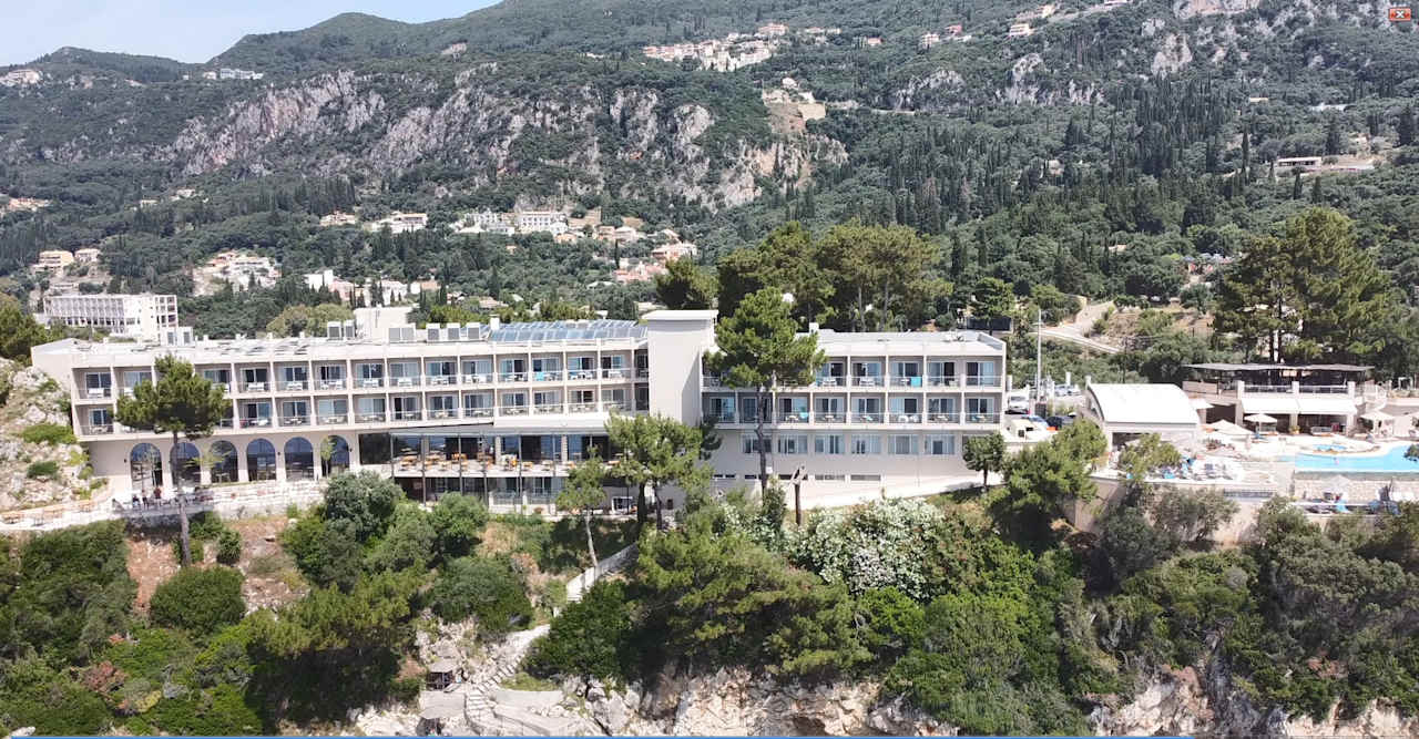 Ausblick Akrotiri Beach Resort Hotel