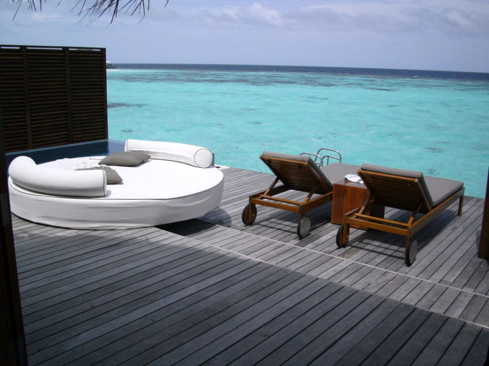 Terrasse Wasservilla W Maldives