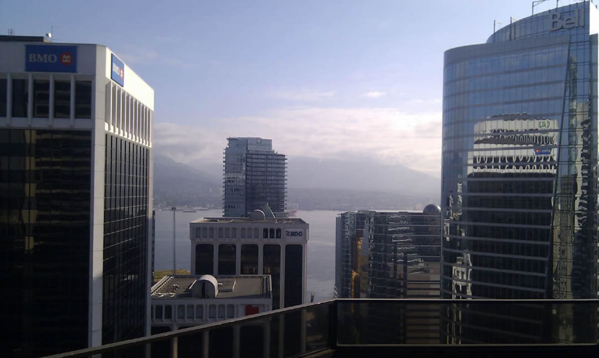 Blick vom Balkon Hotel Hyatt Regency Vancouver