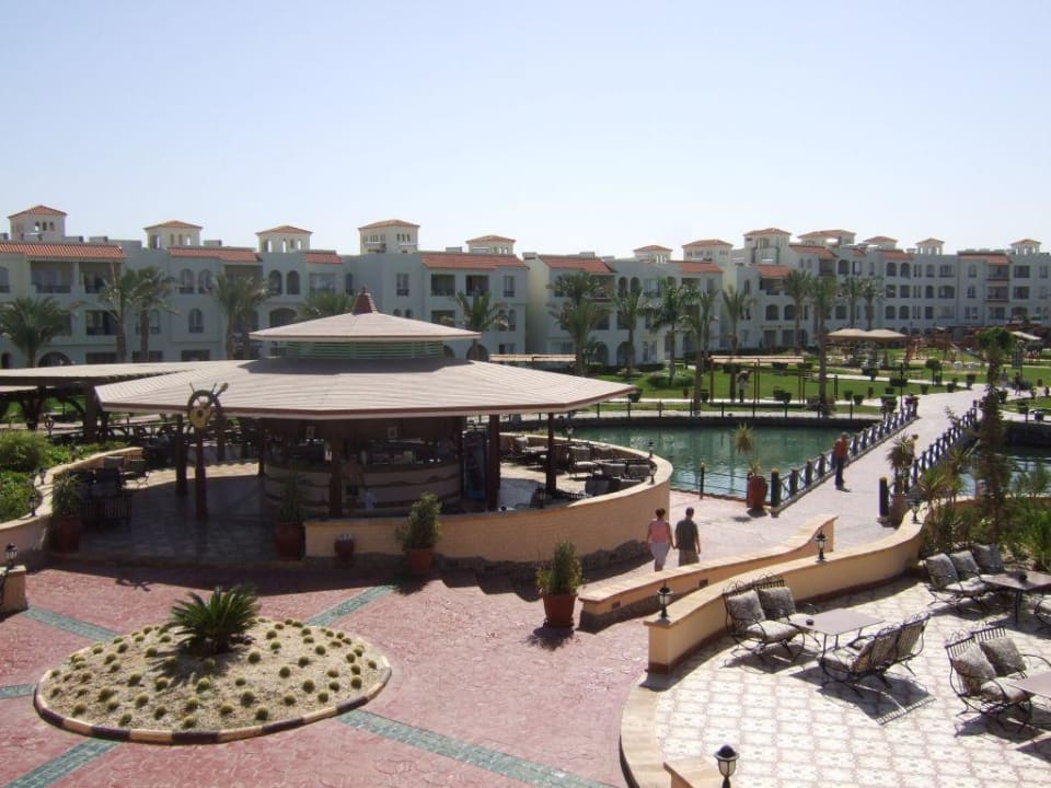 Blick vom Castello zur Island Bar Pickalbatros Dana Beach Resort - Hurghada