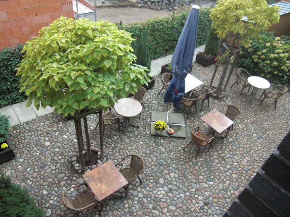 Blick vom Balkon Hotel zum Hofmaler