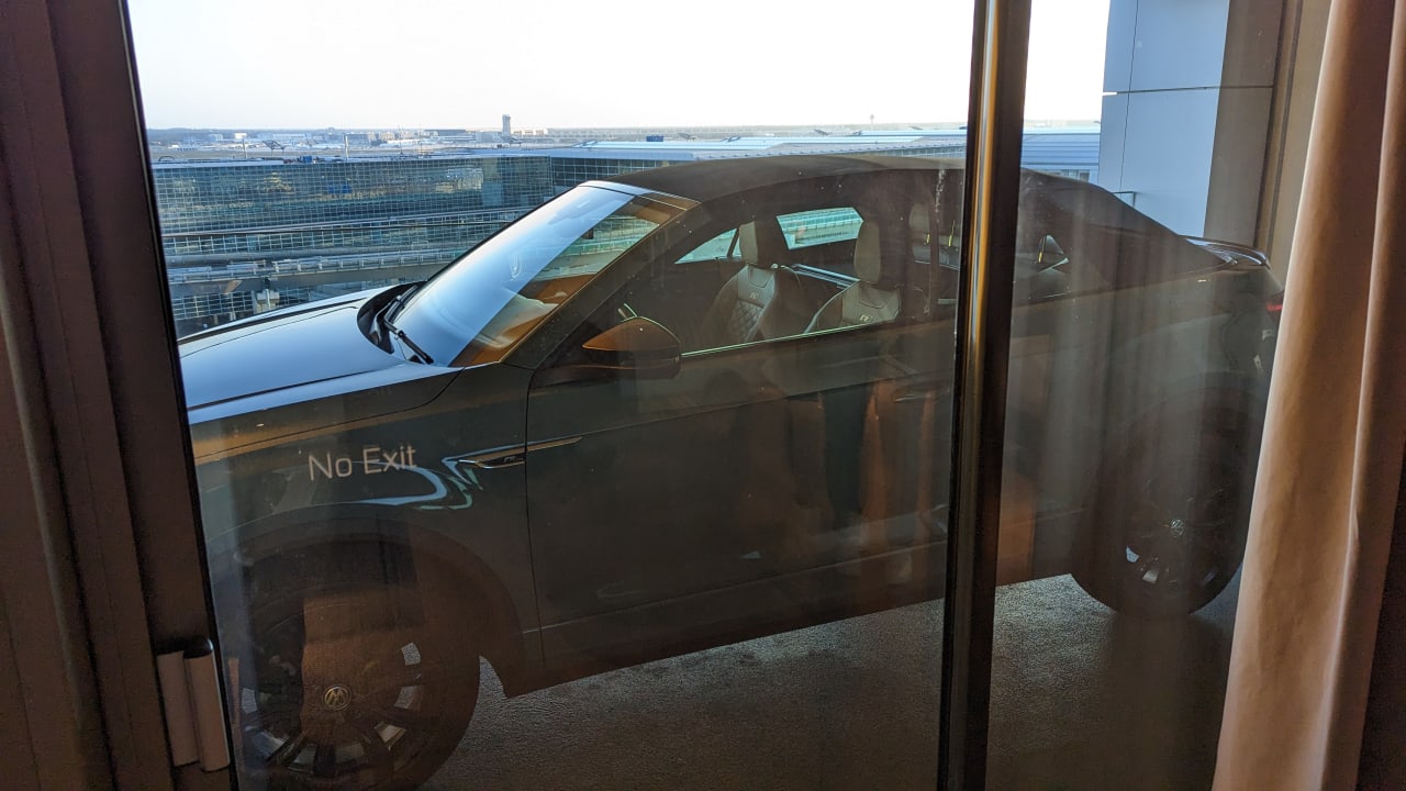 Ausblick b'mine Hotel Frankfurt Airport