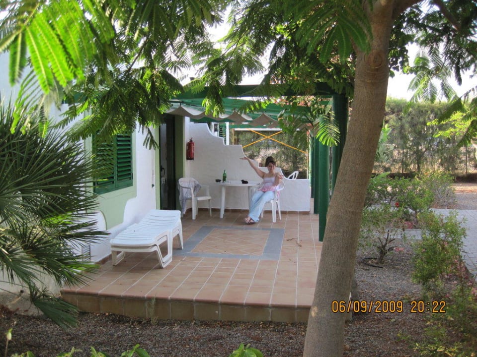 Unsere Terrasse Bungalows Cordial Sandy Golf