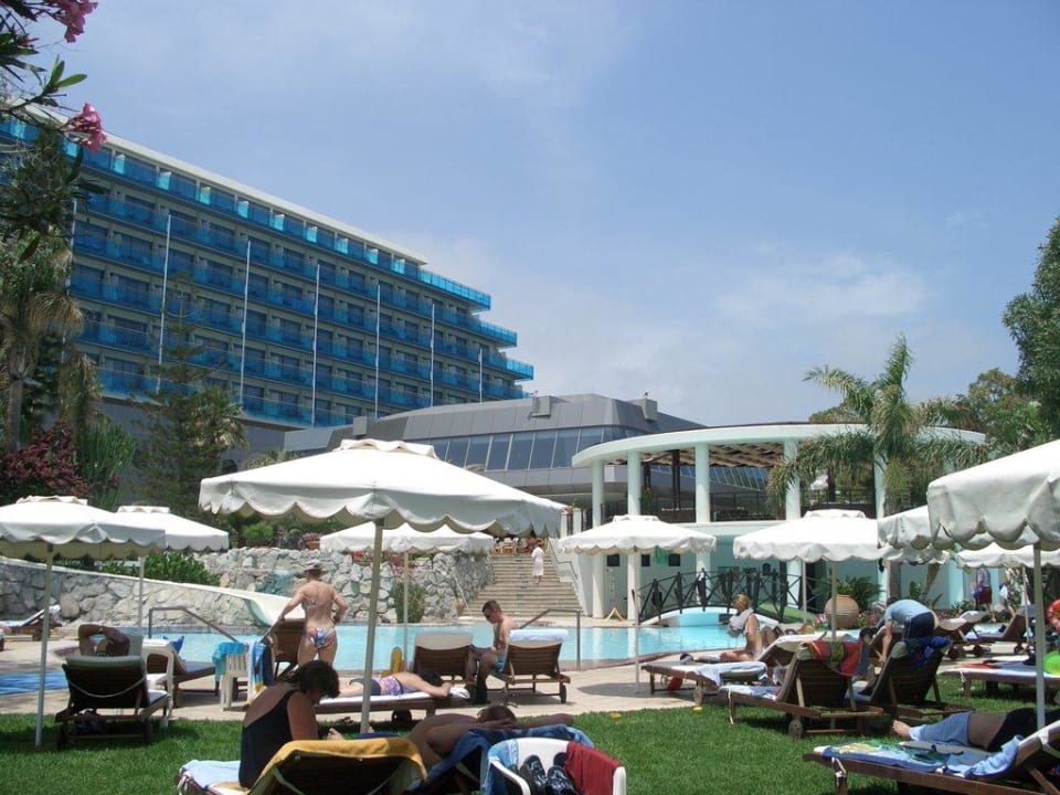 Vom Strand aus Hotel Calypso Beach