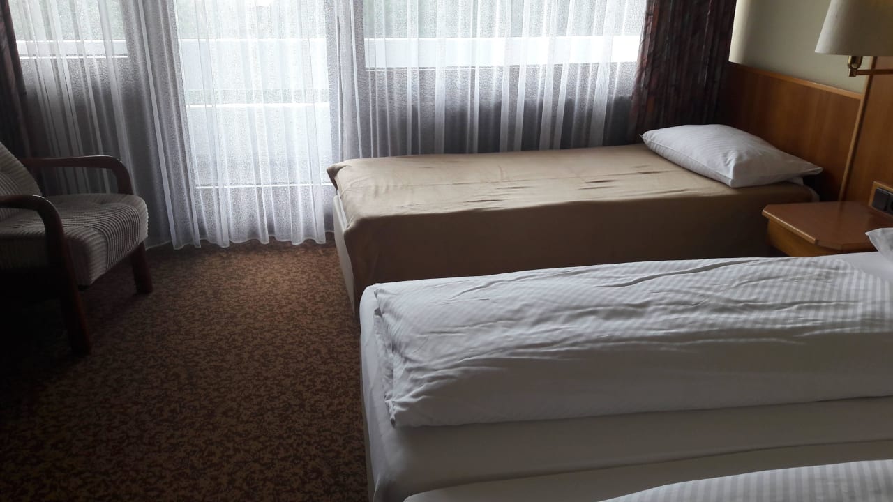 Blick zur Fenster/balkonseite Vitalhotel König am Park
