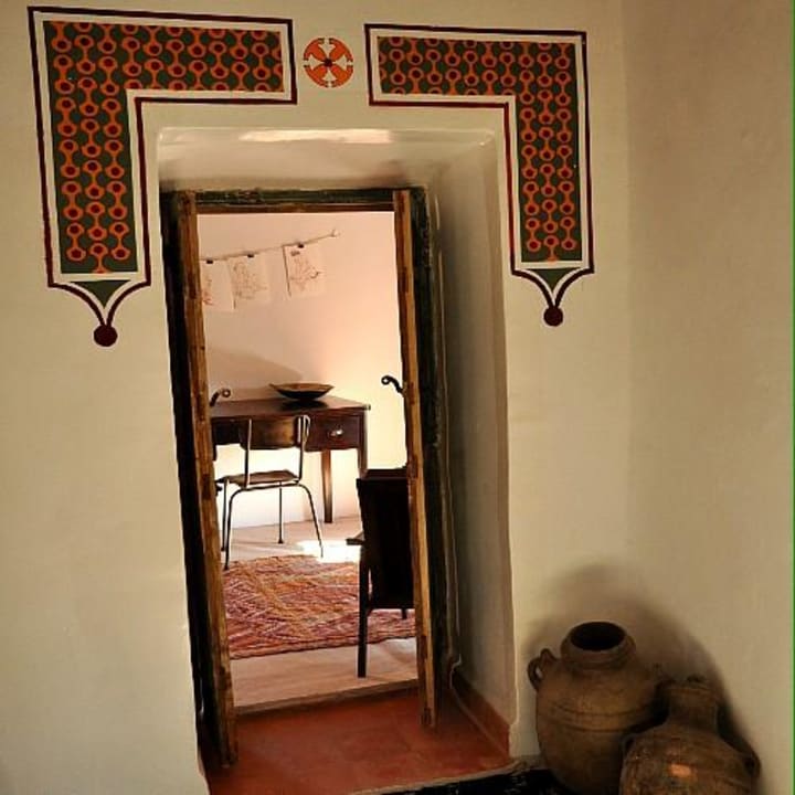 Entrée chambre des voyageurs Guesthouse Kasbah Tigmi N'Oufella
