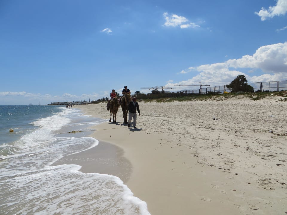Spaziergang Richtung Hafen El Mouradi Club Kantaoui