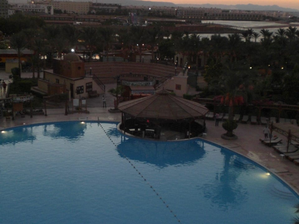 Aussicht vom Balkon Le Jardin Aqua Park Resort