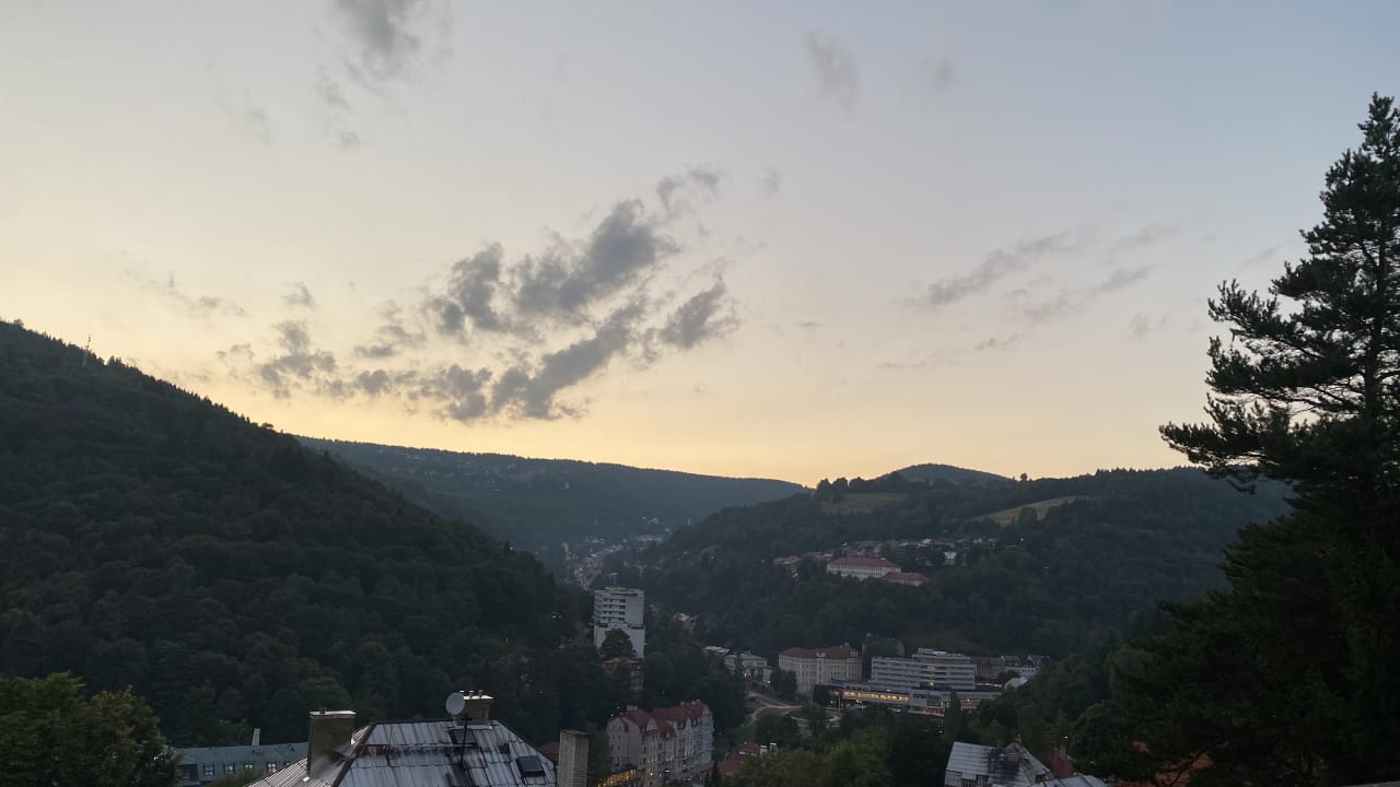 Ausblick Hotel Panorama Jachymov