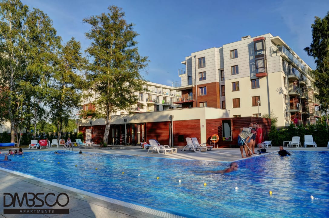 Widok na basen Apartamenty Kołobrzeg Apartments Polanki