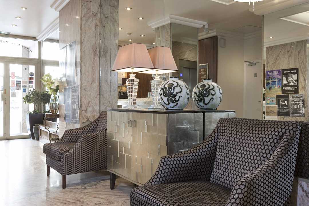 Lobby/reception Hôtel Roi de Sicile Rivoli